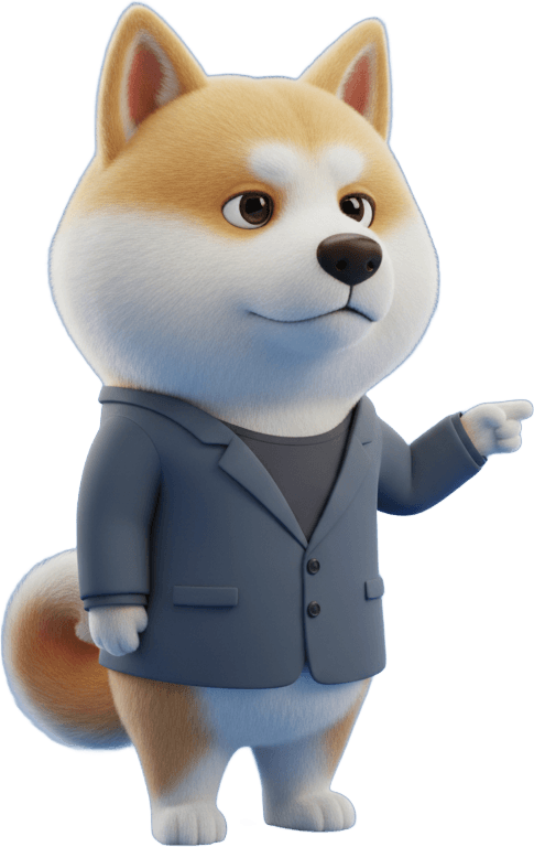 Hachi, Betograpy’s SEO guide, pointing toward the next section
