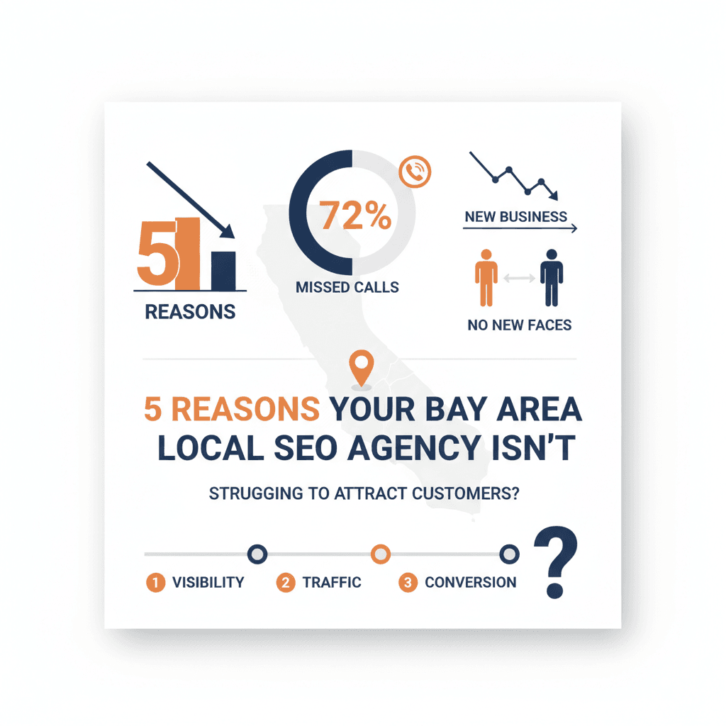 5 Reasons Your Bay Area Local SEO Agency Isn't — illustration