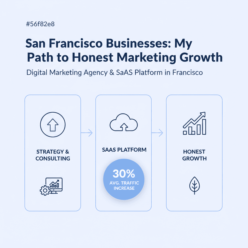 San Francisco Businesses: My Path to Honest Marketing Growth infographic