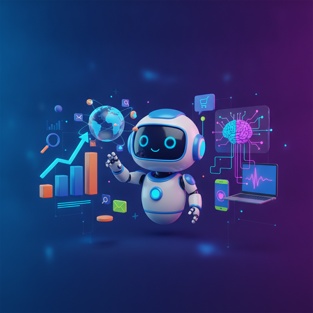 5 Reasons to Adopt AI in Your Digital Marketing infographic