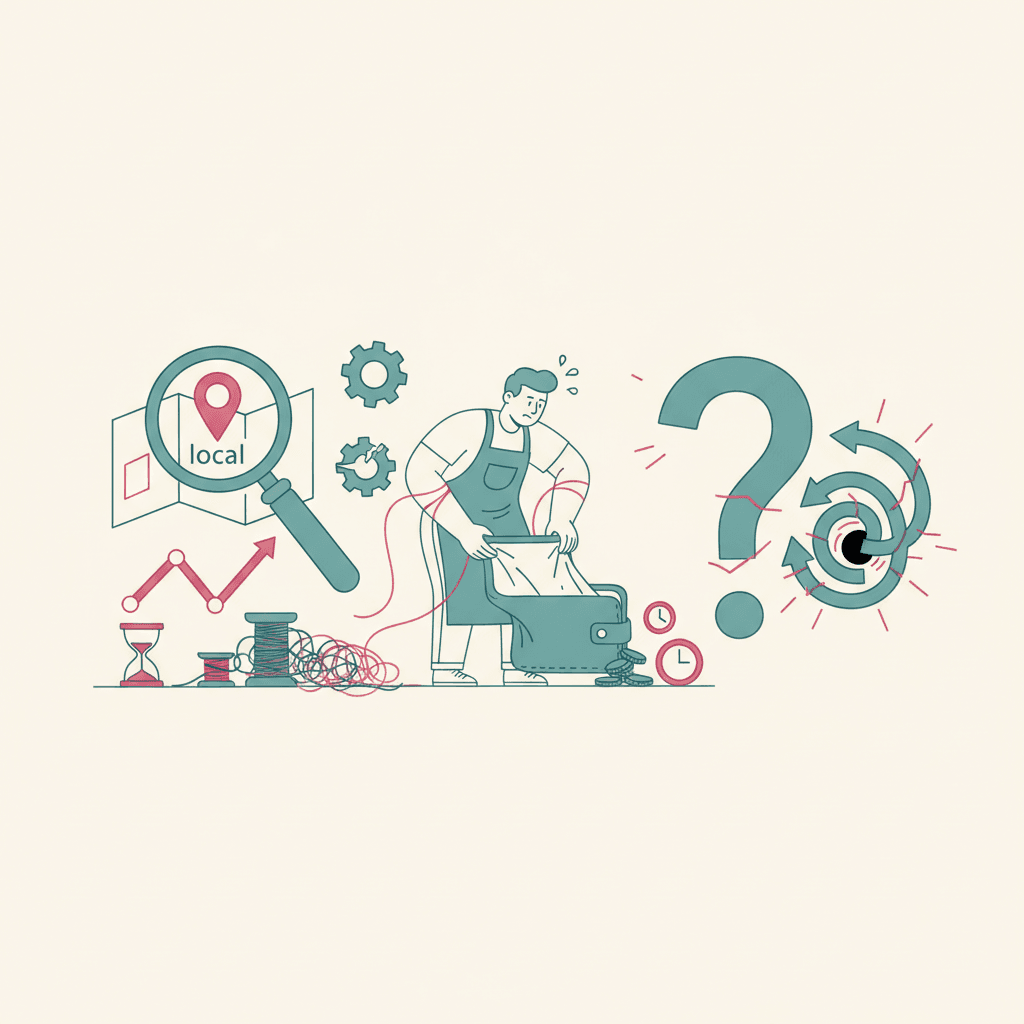Option A: The DIY Approach to Local SEO — illustration