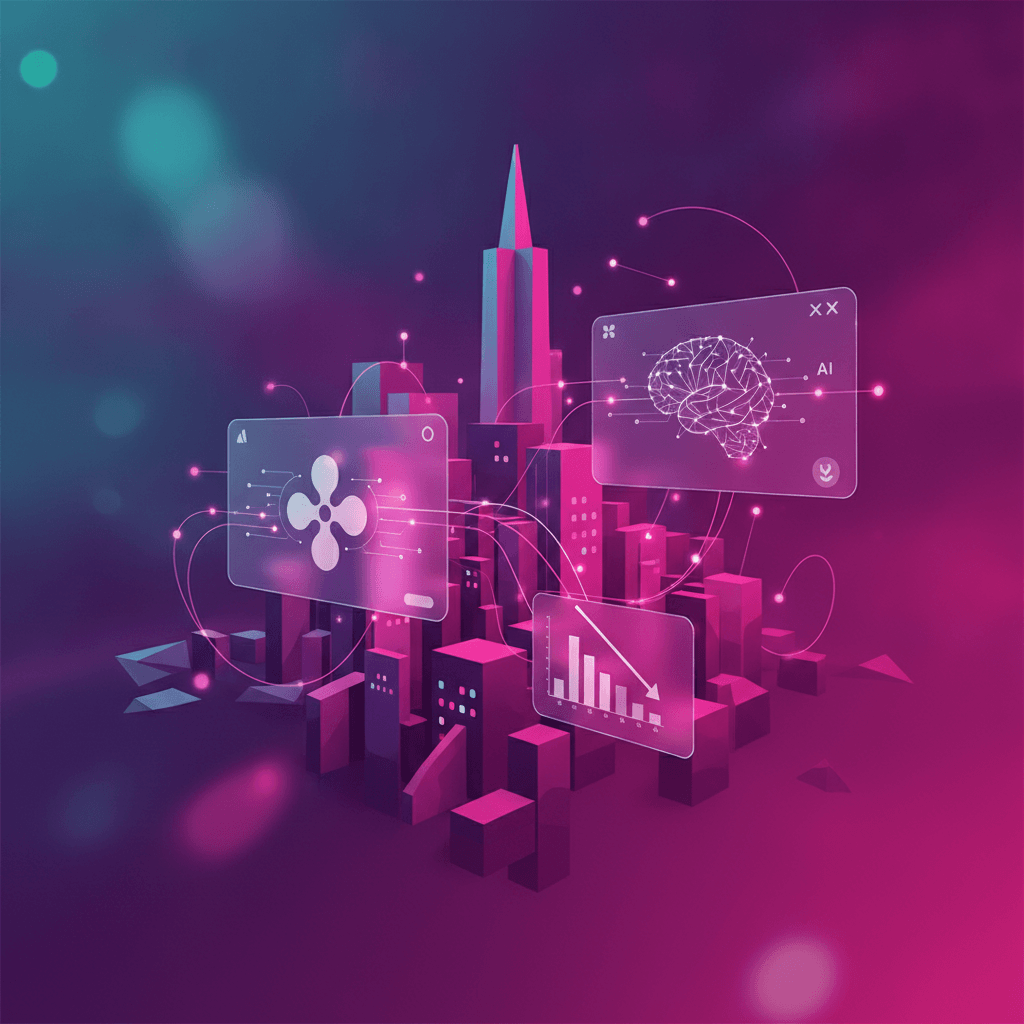 SF Bay Area: How XRP & AI Boost Payments & Marketing — illustration