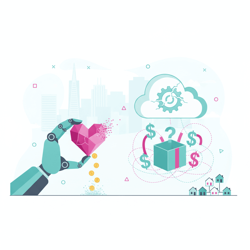 The False Promise of Big Tech AI for Small Business — illustration