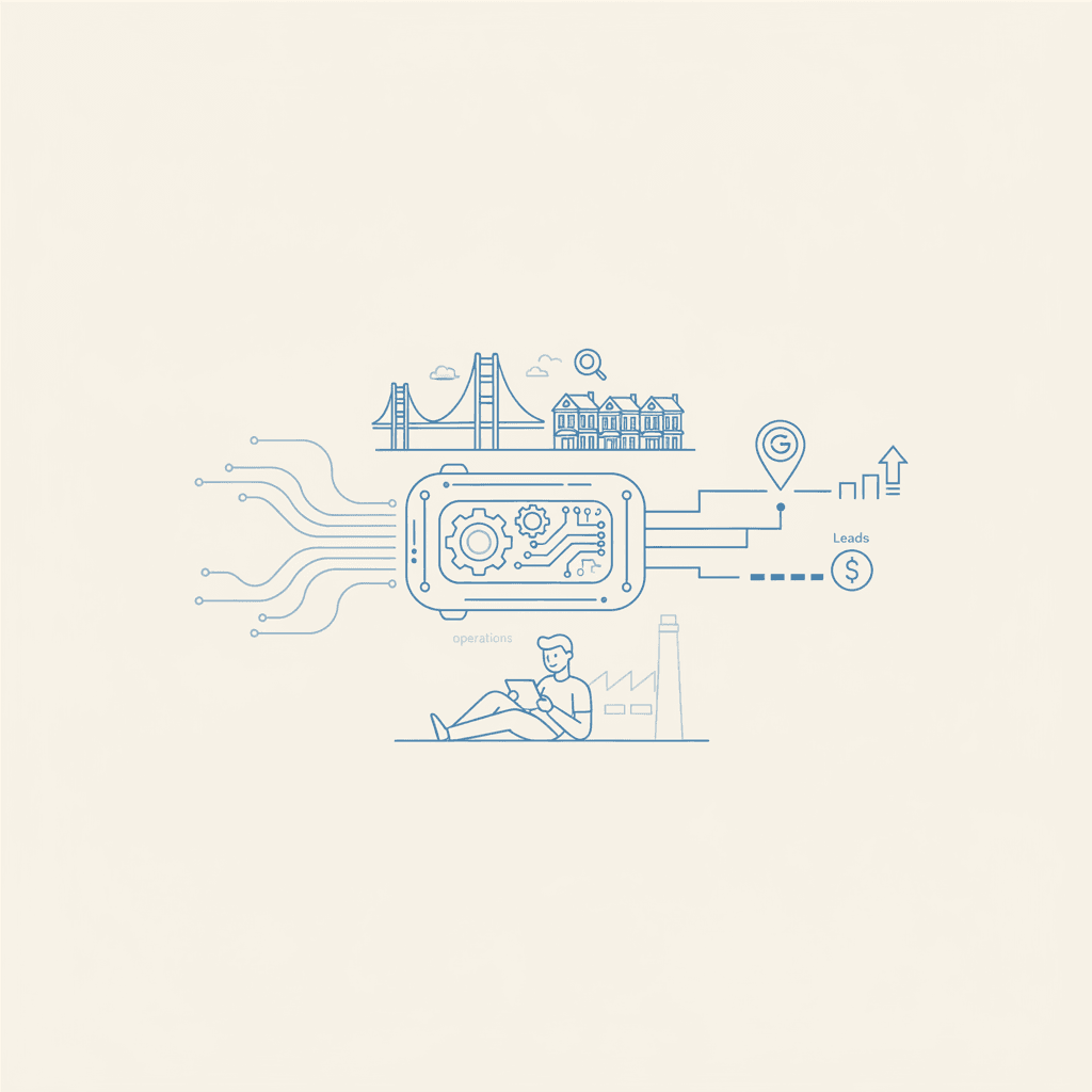 Autopilot AI Marketing for San Francisco Businesses — illustration