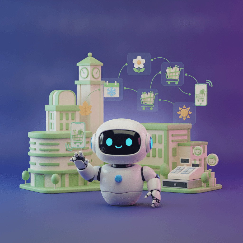 Automated Seasonal Marketing for Walnut Creek Shops, illustration