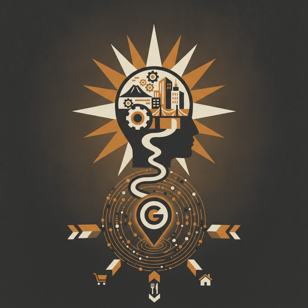 Google Gemini & Local SEO in Walnut Creek, illustration